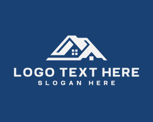Roofing - Construction Property Roofing logo design