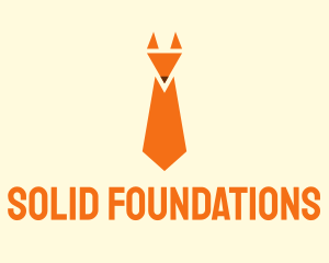 Fox - Woodland Fox Tie logo design