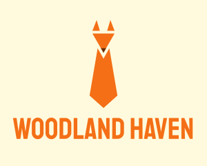 Woodland Fox Tie  logo design