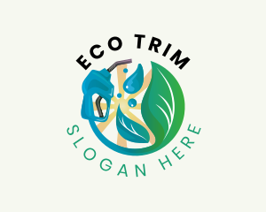 Eco Petrol Station logo design