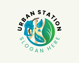 Eco Petrol Station logo design