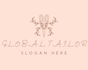 Tailor Scissors Shears logo design