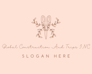 Boutique - Tailor Scissors Shears logo design