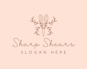 Tailor Scissors Shears logo design