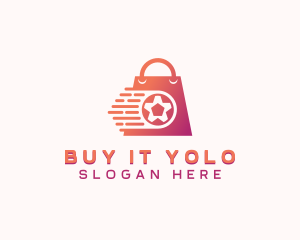 Football Shopping Bag logo design