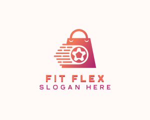 Football Shopping Bag logo design