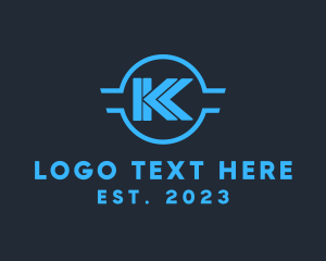 Letter K - Business Letter K logo design