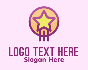 Toy Shop - Cute Rising Star logo design