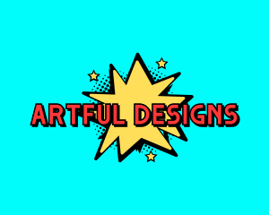 Pop Art Explosion logo design