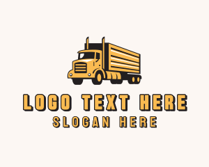 Forwarding - Cargo Truck Forwarding logo design