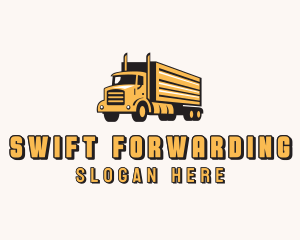Forwarding - Cargo Truck Forwarding logo design