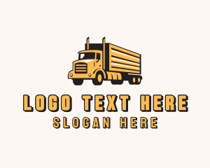 Transportation - Cargo Truck Forwarding logo design