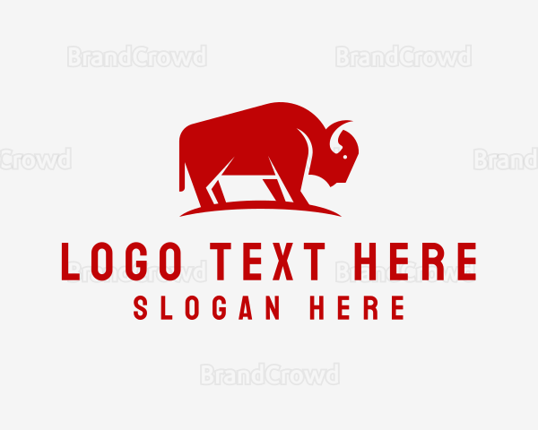 Bison Meat Ranch Logo