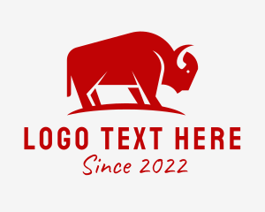 Ranch - Bison Meat Shop Ranch logo design