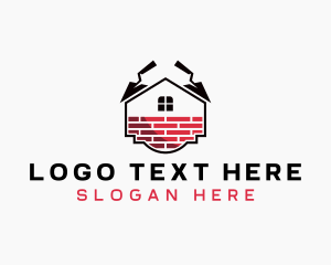 Flooring - Home Trowel Construction logo design