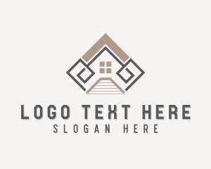 Roofing - Roof Real Estate logo design