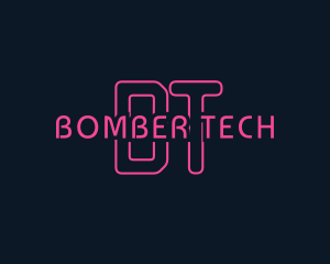 Cyber Tech Neon logo design