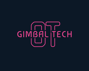 Cyber Tech Neon logo design