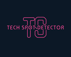 Cyber Tech Neon logo design