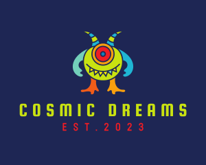 Psychedelic - Psychedelic Creature Monster logo design