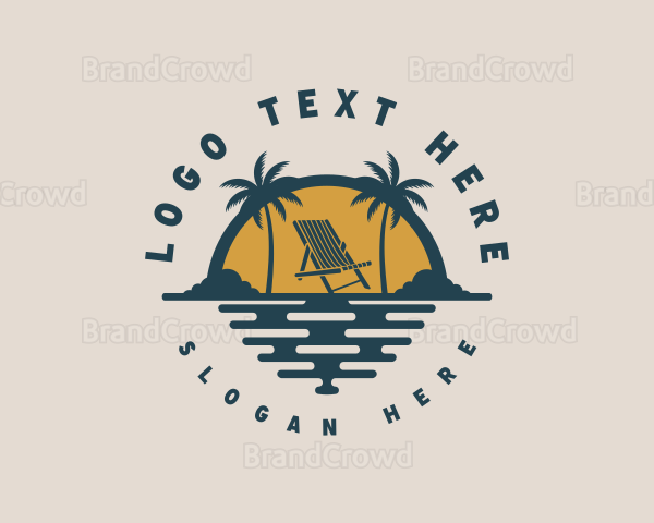 Beach Resort Chair Logo