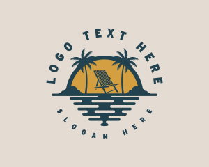 Chair - Beach Resort Chair logo design