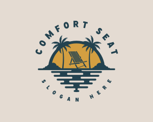 Beach Resort Chair logo design