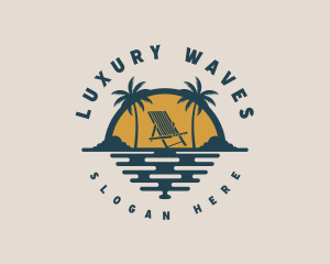 Beach Resort Chair logo design