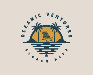 Beach Resort Chair logo design