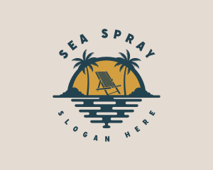 Beach Resort Chair logo design