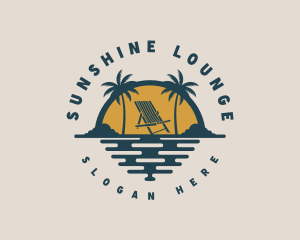 Beach Resort Chair logo design