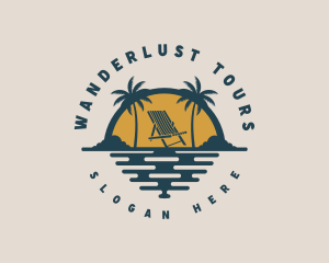 Beach Resort Chair logo design