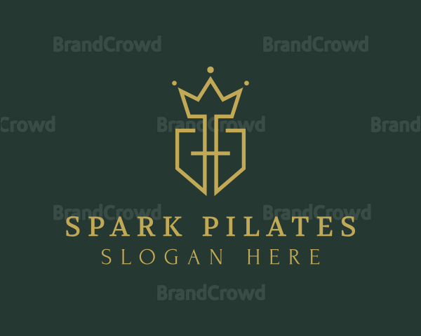 Luxury Crown Shield Logo