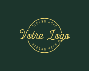 Yellow Luxurious Boutique Logo