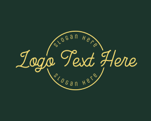 Vlog - Yellow Luxurious Boutique logo design