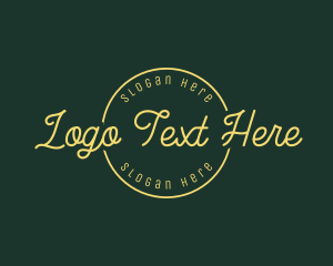 Yellow Luxurious Boutique Logo