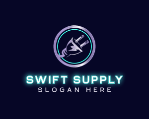 Supply - Power Electricity Plug logo design