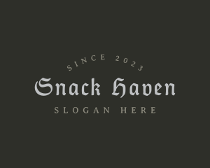 Gothic Bar Business logo design