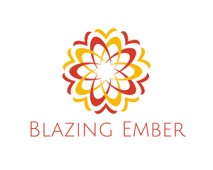 Fiery - Fiery Flower Garden logo design