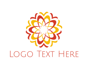 Fiery Flower Garden Logo