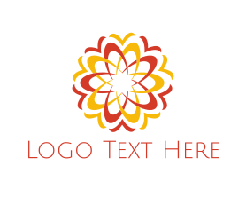 Fire - Fire Flower logo design