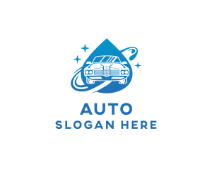 Car Wash Vehicle Auto Detailing logo design