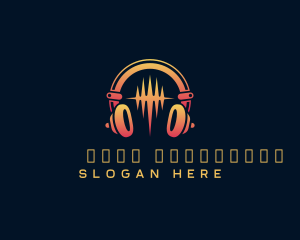 DJ Music Headphone  Logo