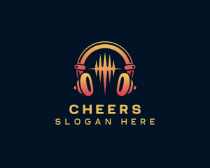 Producer - DJ Music Headphone logo design