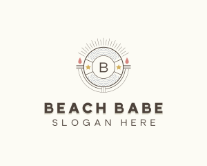 Star Beach Tourism logo design