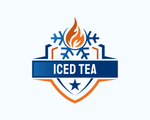 Fire Ice Ventilation logo design