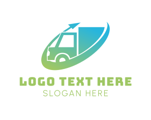 Shipping - Delivery Truck Express logo design