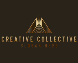 Architecture Pyramid Agency logo design