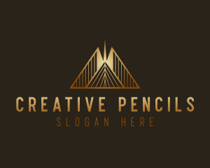 Architecture Pyramid Agency logo design