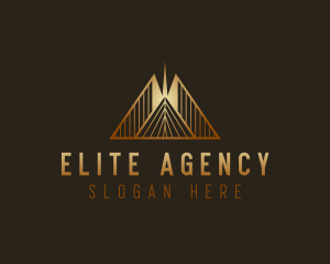Architecture Pyramid Agency logo design